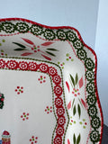 Temptations Old World Christmas Fireplace Scene Platter