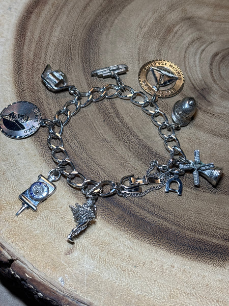 Monet Charm Bracelet (Some Sterling Charms)