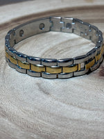 Men’s Silver & Gold Bracelet