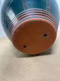 Teal Pottery Planter