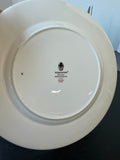 (A) 4-Piece Wedgwood England Palatia R4700 Greek Key Bone China Dinner Plates Set (3 SETS AVAILABLE—PRICED INDIVIDUALLY AT $45 EACH SET)