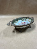 Footed Ornate Floral Sevres