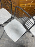 Lot of 4 Cosco Vintage Metal Folding Chairs (2 SETS AVAILABLE—PRICED INDIVIDUALLY AT $25 EACH SET)