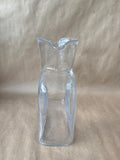 Clear Glass Blenko Style Thin Water Pitcher