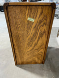 Oak Tone File Cabinet with 2 Drawers