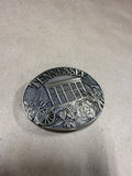 (A) Solid Brass Tennessee Belt Buckle