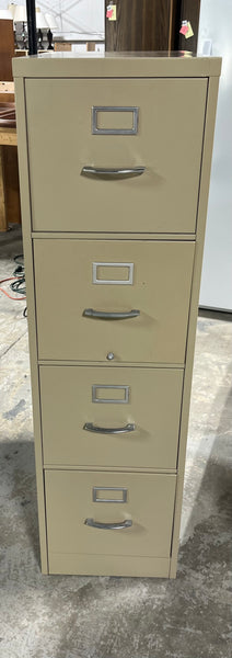 Metal Four Drawer File Cabinet