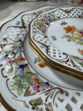 34-Piece Schumann Germany Empress Dresden Flowers China Set
