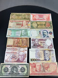 Lot of Mexican & South American Vintage Paper Money (C)