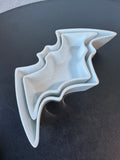 Crate & Barrel White Nesting Bat Bowls