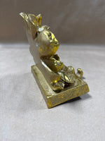 Gold Magnolia Stocking Holder