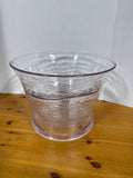 Clear Plastic Serving Bowls And Ice Bucket