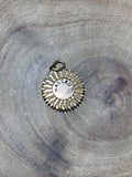 10K Gold Sun Pendant/Charm