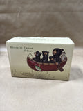 Bears In Canoe With Box