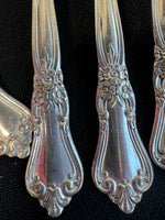 63-Piece WM. A. Rogers Oneida Sectional Silver Plate Valley Rose Flatware Set