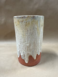 Glazed Terra Cotta Style Utensil Crock