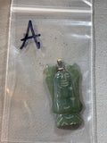 (A) Jade Buddha Pendant