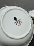 (G) 9-Piece Wedgwood England Palatia R4700 Greek Key Bone China Coupe Cereal Bowls Set