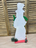 Wooden Snowman Holiday Decor