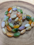 Faux Polished Stone Necklace