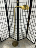 Brass Floor Lamp, Adjustable Height