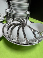 96-Piece Fukagawa Arita Japan Pattern 917 China Set