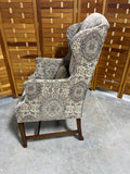 Wing Back Chair, Reupholstered by "Mack Upholstery-The CW Way"