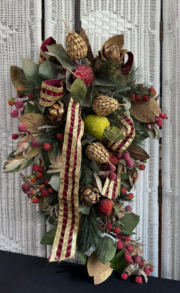 XL Beaded Faux Fruit Swag