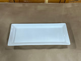Strawberry Street White Ceramic Rectangle Platter/Plate