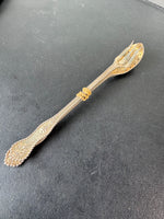 Pair of Duhme Sterling Silver Slim Serving Flatware
