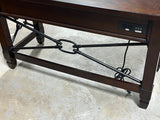 Wells Universal Desk A, with plugs/charging ports***HEAVY ITEM***READ DETAILS ON PICK UP POLICY***