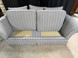 Blue/Tan Stripe Sofa***HEAVY ITEM***READ DETAILS ON PICK UP POLICY***