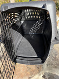 A - Black Plastic 24” Pet Carrier