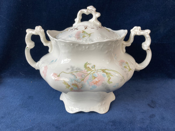 Johnson Bros Royal Semi-Porcelain Lidded Sugar Bowl