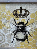 Queen Bee Farmhouse Style Lightweight Wall Hanging