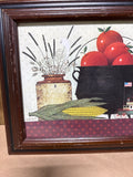 Primitive Country Kitchen Folk Art Patriotic Print