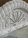 White Wicker Mirror