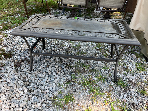 Hampton Bay Patio Coffee Table, aluminum