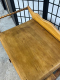 Antique Spool Turned Wooden Wash Stand