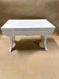 Wooden White Stool