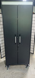 Pressed Wood Cabinet, Cardboard Backing***HEAVY ITEM***READ DETAILS ON PICK UP POLICY***