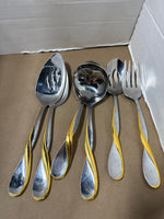 Oneida Golden Aquarius Silverware Set