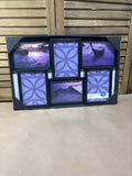 Black Frame with Multiple Openings for 5 x 7 Photos