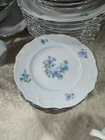 83-Piece Winterling Tivoli Blue Floral Bavarian China Set