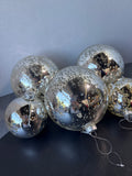 6 Mercury Glass Christmas Ornaments