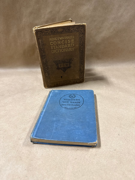 Pair Of Vintage Dictionaries