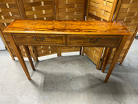 Narrow Console with (2) Faux Drawers
