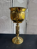 Brass Vintage Jardiniere Planter on Pedestal Stand