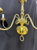 Brass Tone Chandelier