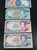 Lot of Caribbean Vintage Paper Money (B)